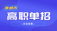 2023年孝感市高职单招报名条件