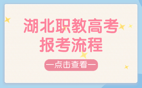 湖北职教高考的报考流程