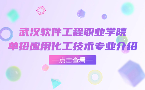 武汉软件工程职业学院单招应用化工技术专业介绍