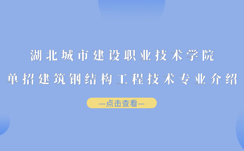 湖北城市建设职业技术学院单招