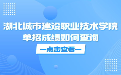 湖北城市建设职业技术学院单招