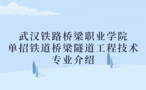 武汉铁路桥梁职业学院单招