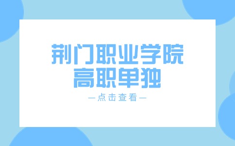 荆门职业学院2024年高职单独招生录取分数线