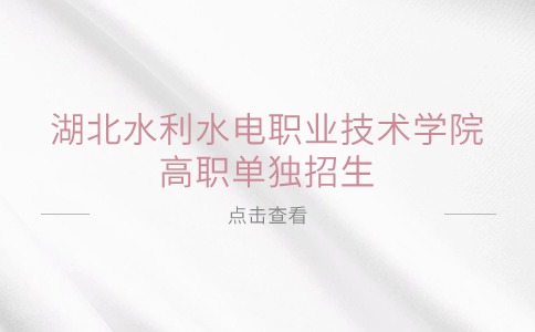 2024年湖北水利水电职业技术学院高职单独招生各专业拟录取分数线