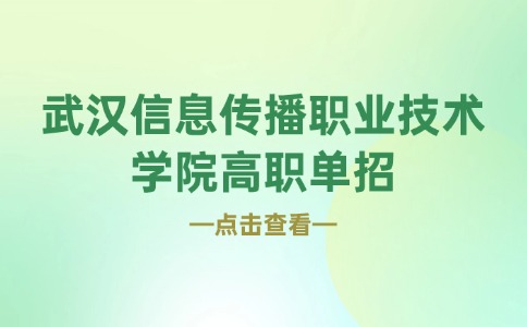 武汉信息传播职业技术学院高职单招